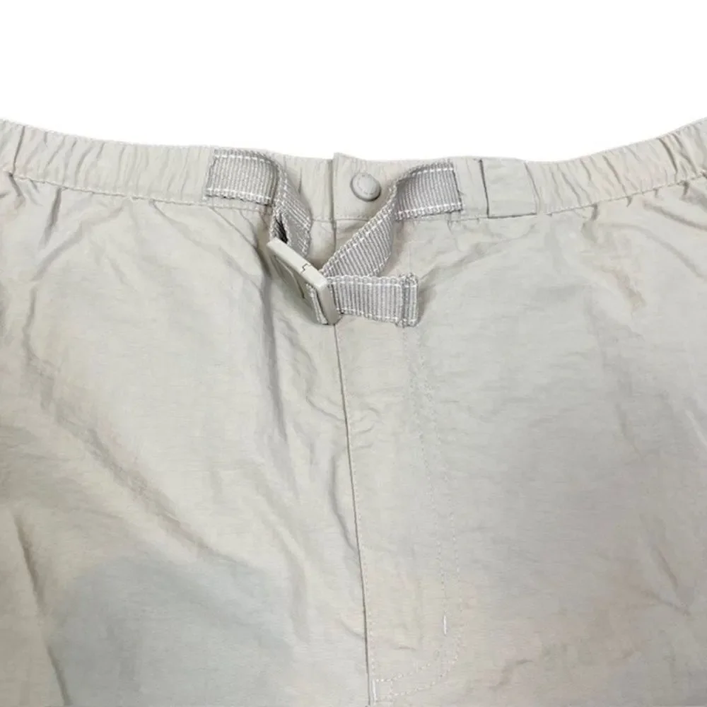 Lands' End Men's Nylon River Shorts with Liner Cargo Beige Tan Khaki Size XXL‎